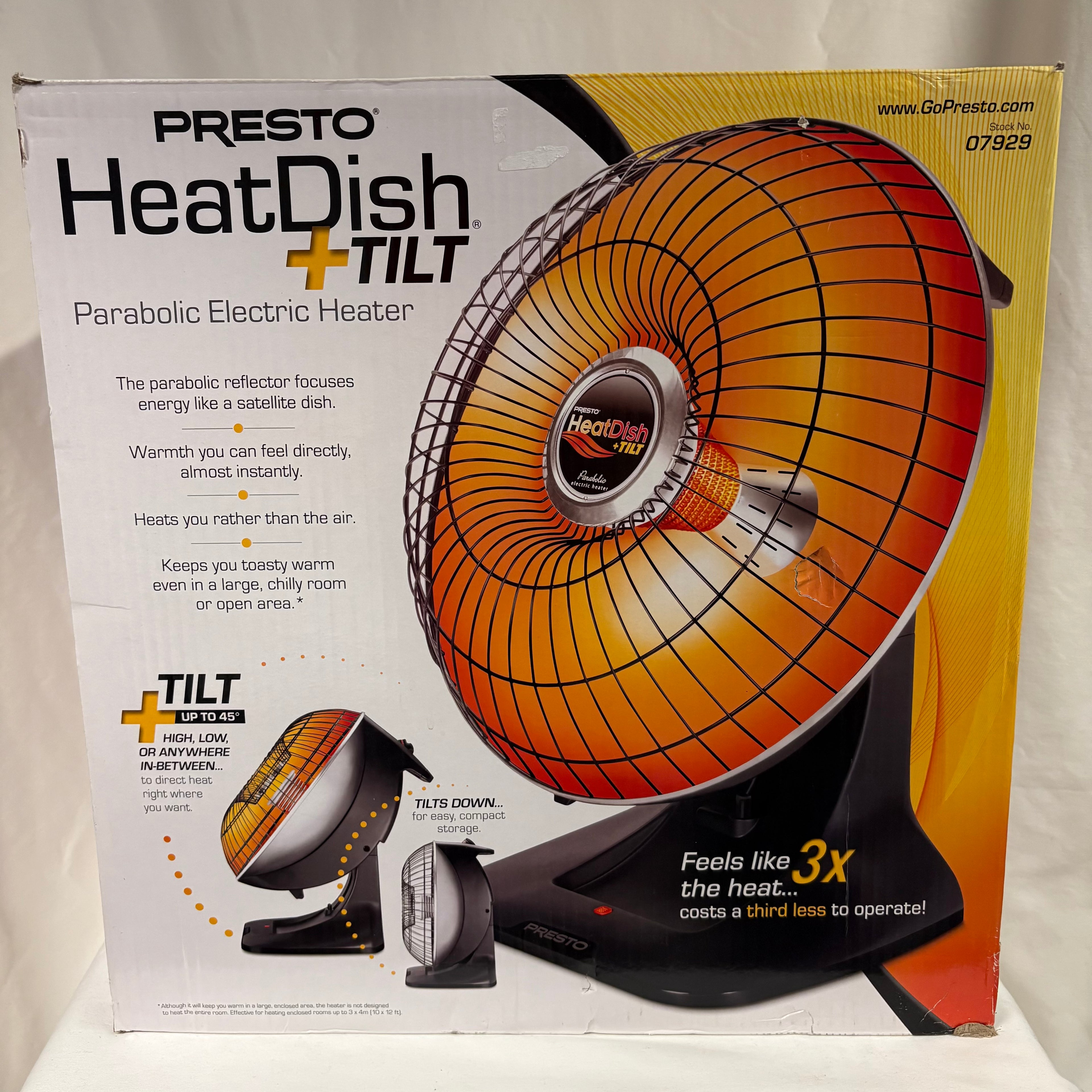 Presto HeatDish Plus Tilt Parabolic Electric Heater