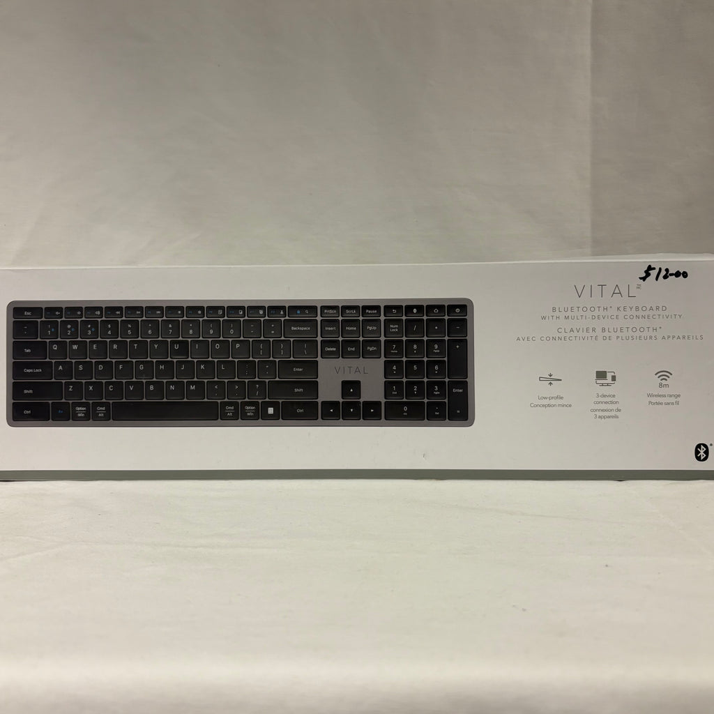 Vital Bluetooth Keyboard Multi Device Wireless