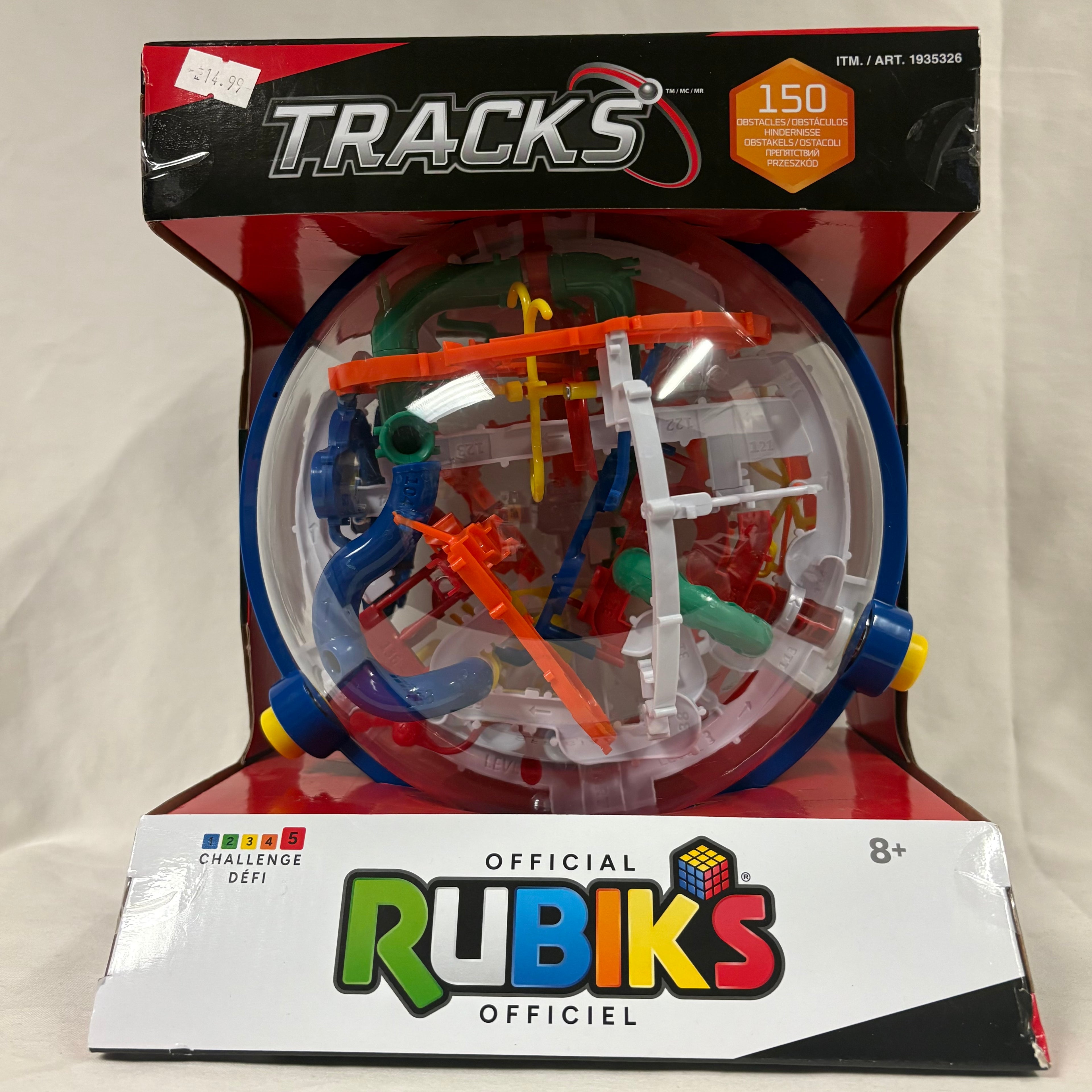 Rubiks Tracks Puzzle Ball 150 Obstacles Brain Teaser Game