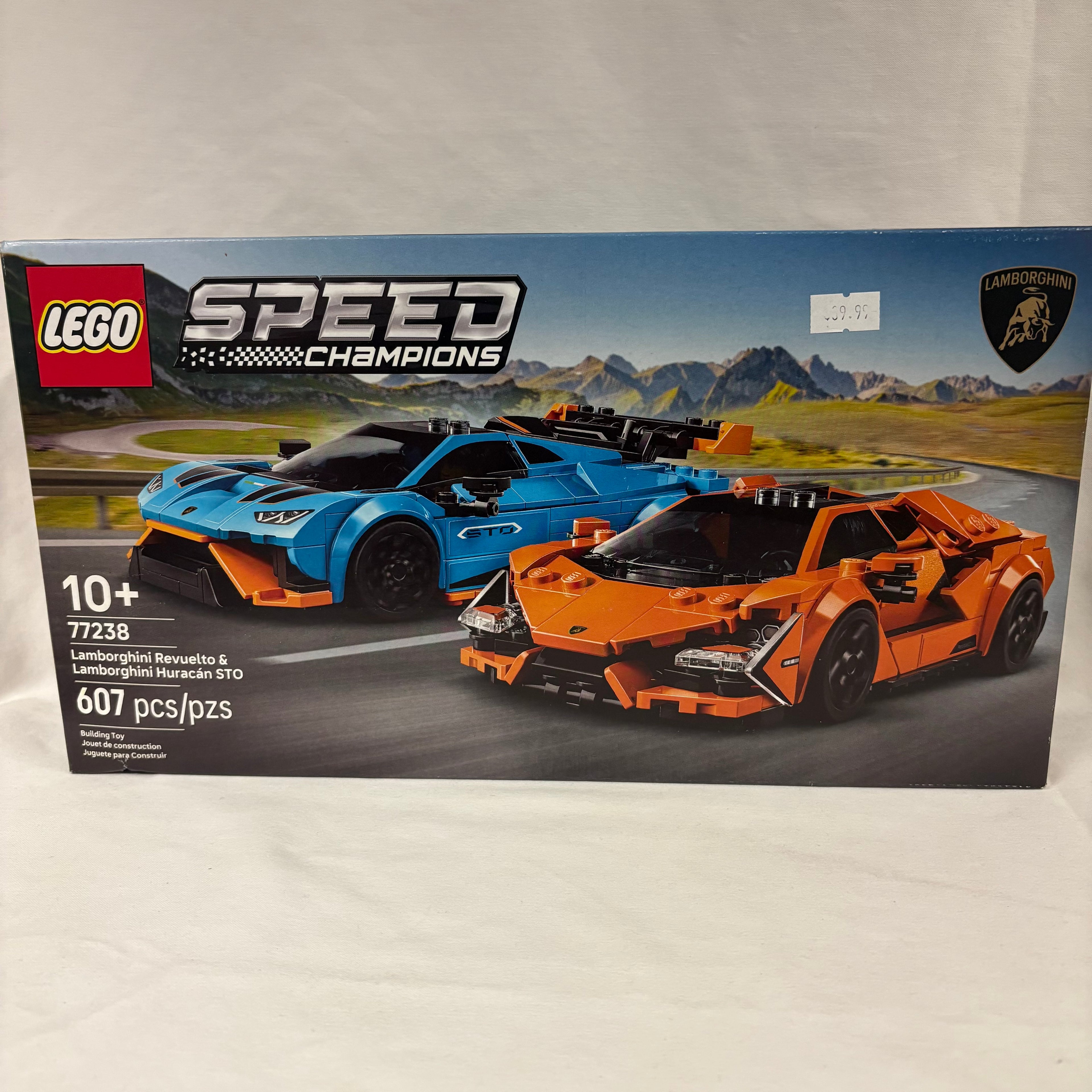 LEGO Speed Champions Lamborghini Revuelto and Huracan STO 77238 607 Pieces