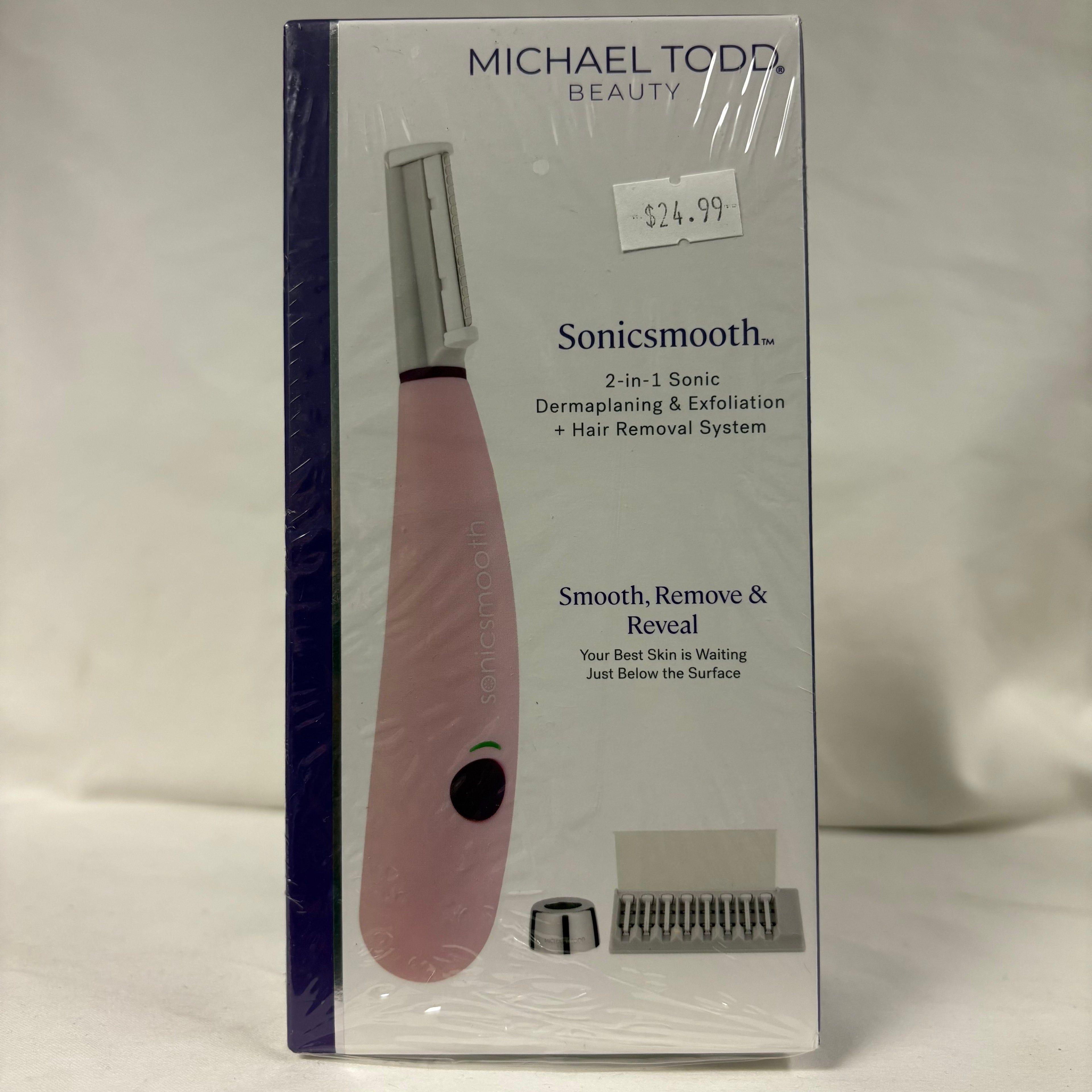 Michael Todd Beauty Sonicsmooth 2 in 1 Sonic Dermaplaning Tool