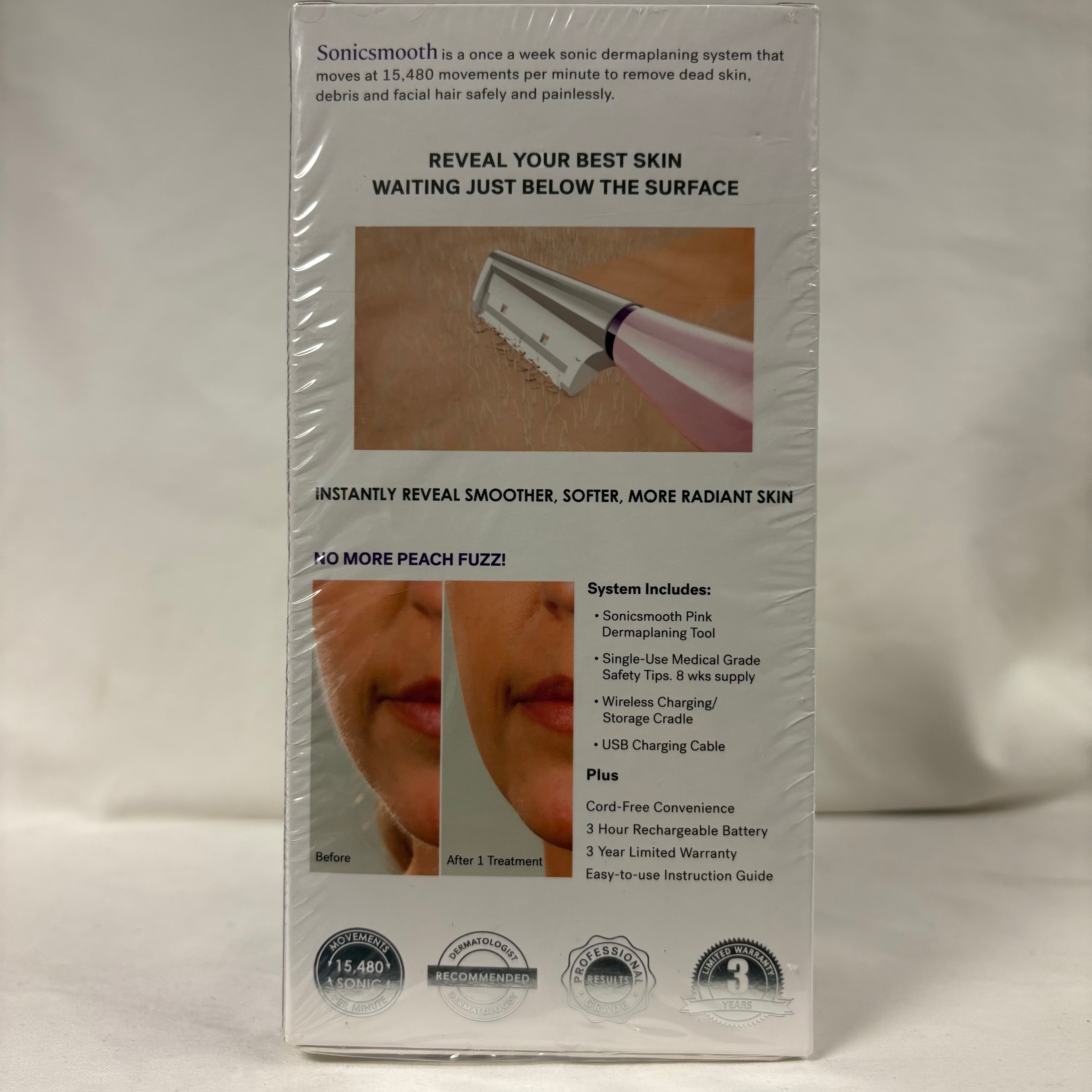 Michael Todd Beauty Sonicsmooth 2 in 1 Sonic Dermaplaning Tool