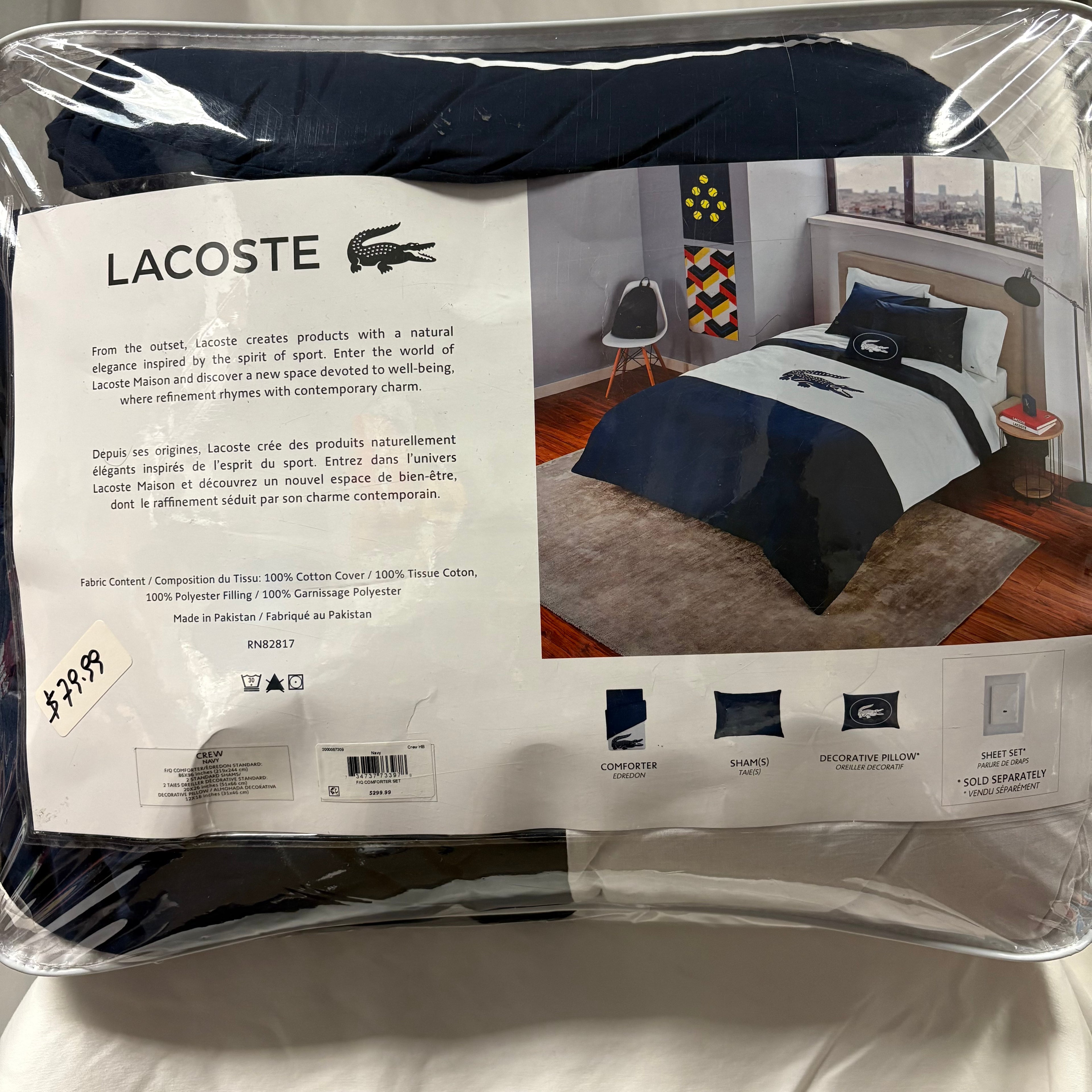 Lacoste Cotton Comforter Set