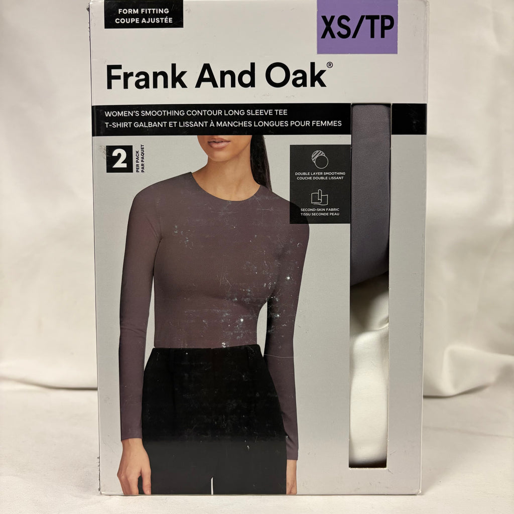 Frank And Oak Womens Smoothing Contour Long Sleeve Tee Set of 2