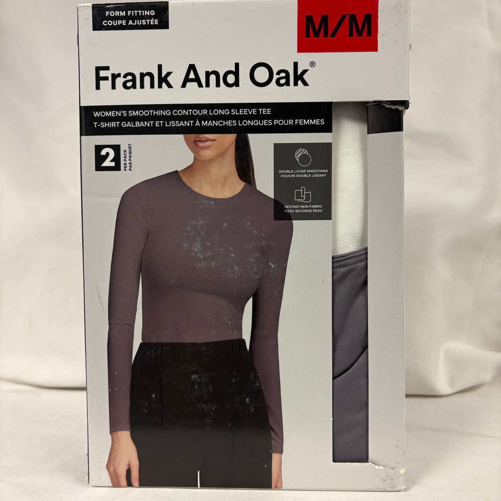 Frank And Oak Womens Smoothing Contour Long Sleeve Tee Set of 2