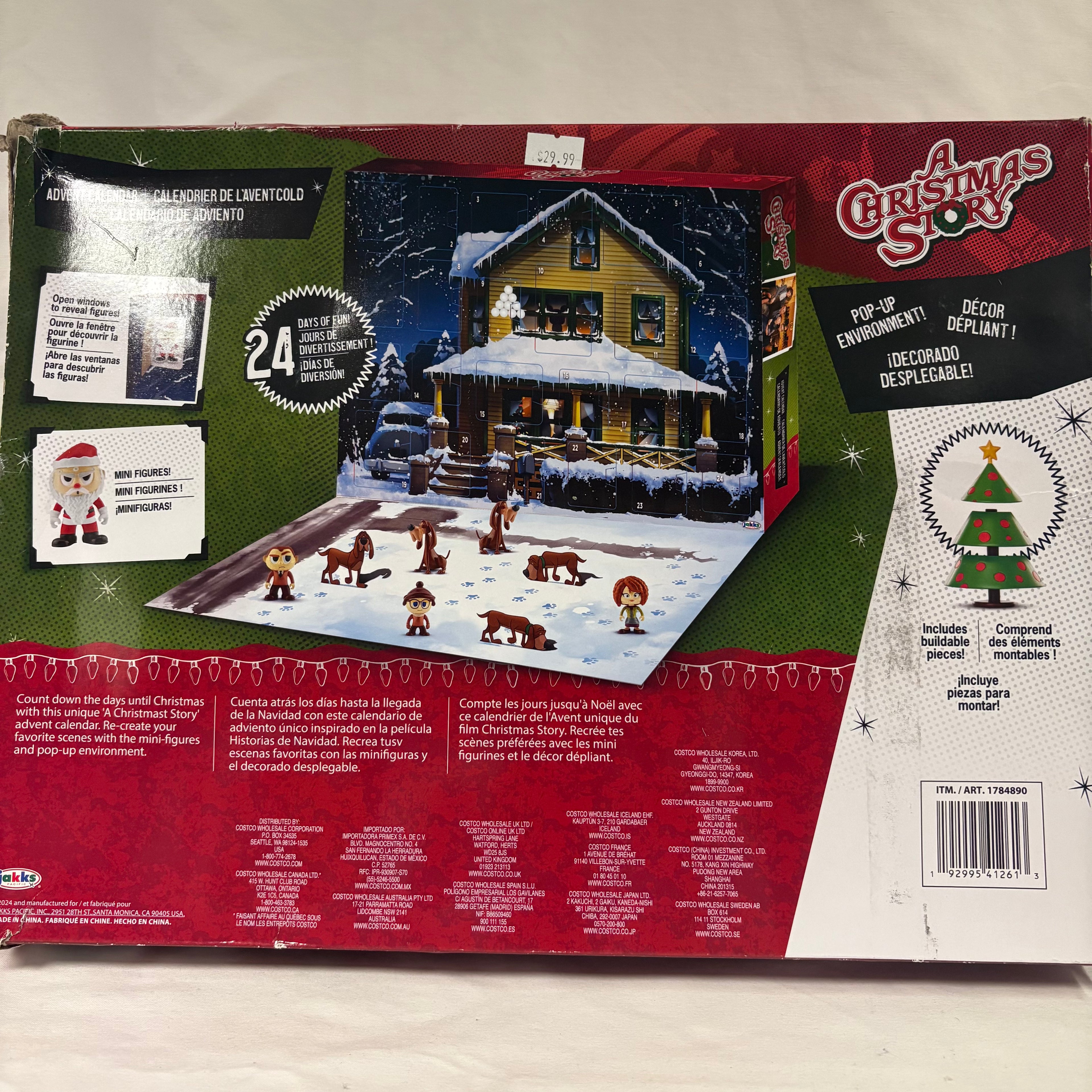 A Christmas Story Advent Calendar 25 Piece Figure Set