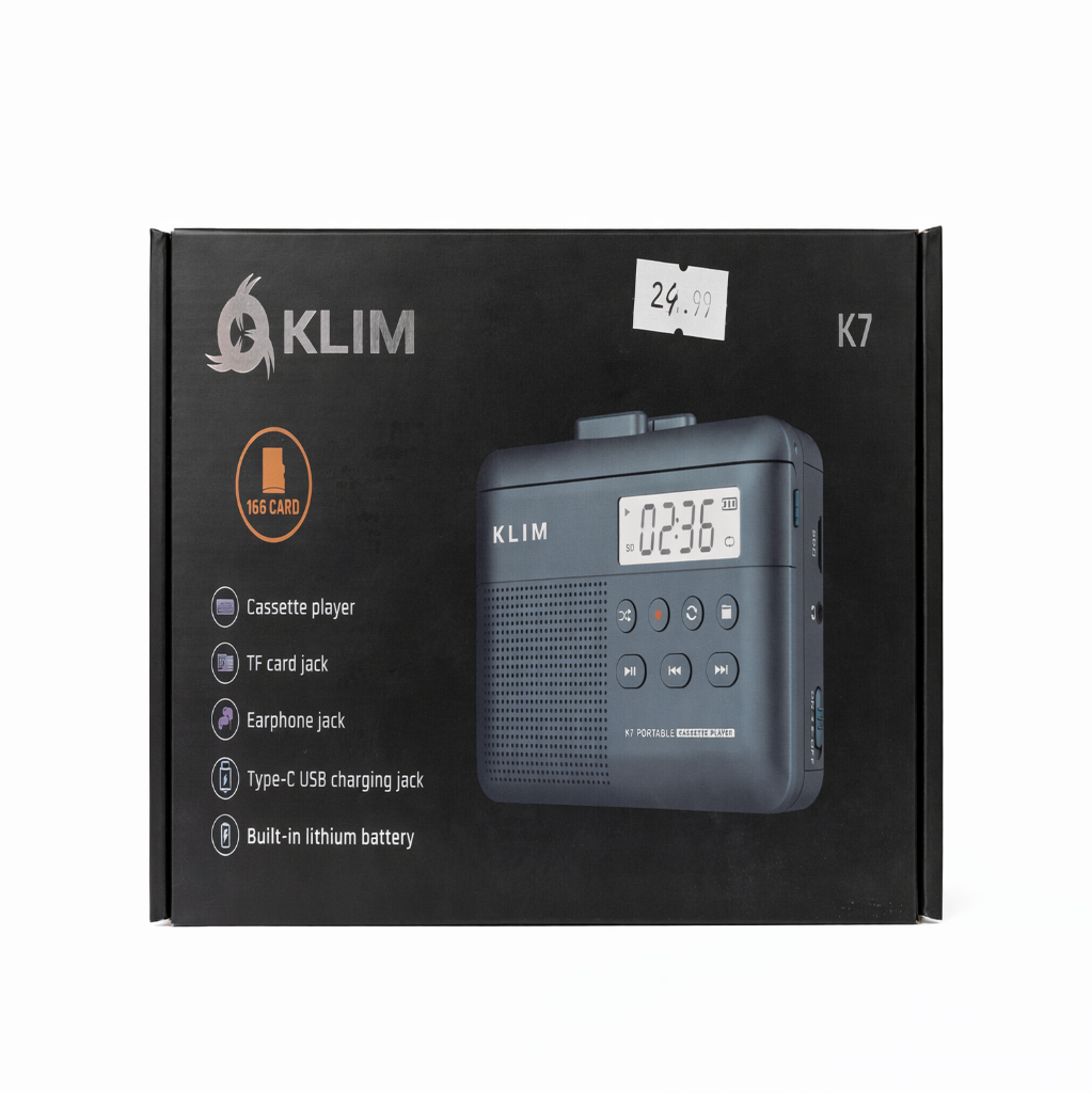 KLIM K7 Portable Cassette Player