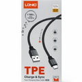 LDNIO TPE Charge and Sync Cable Lightning and Type C