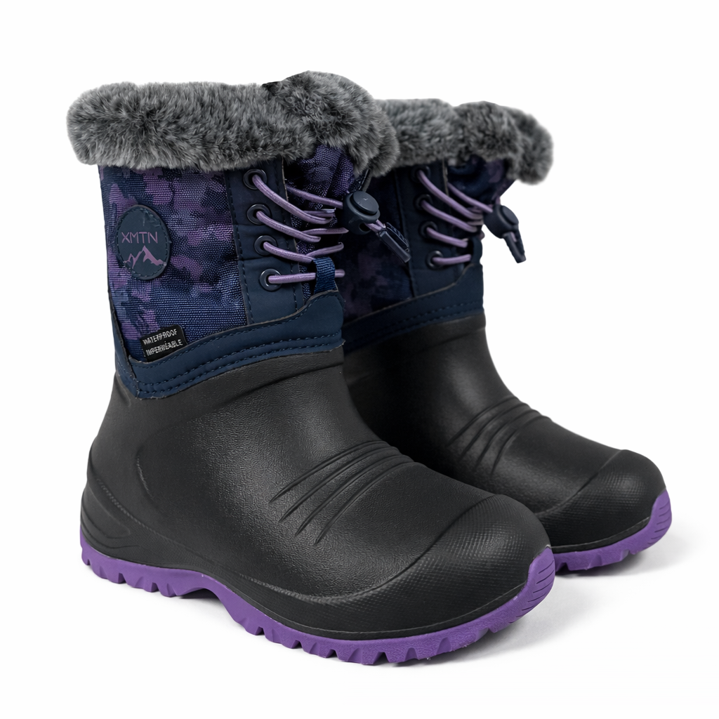 XMtn Purple Kids Winter Boots