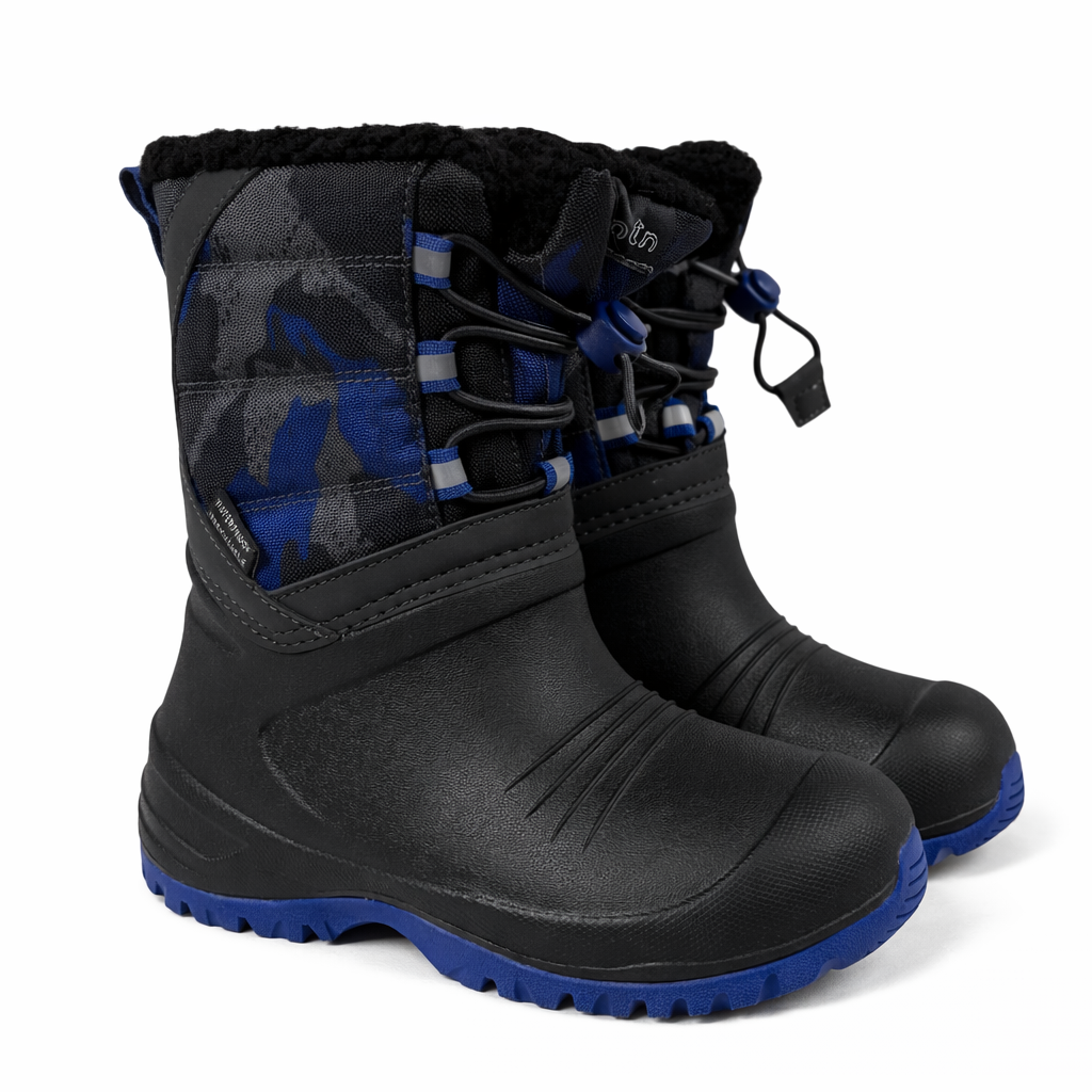 XMtn Blue Kids Winter Boots